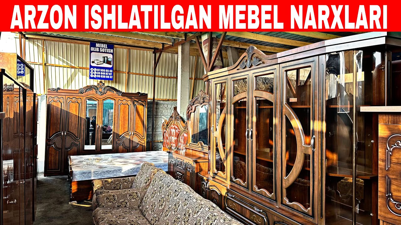 ESKI BOZORDA ISHLATILGAN MEBEL NARXLARI DASTAFKA BOR
