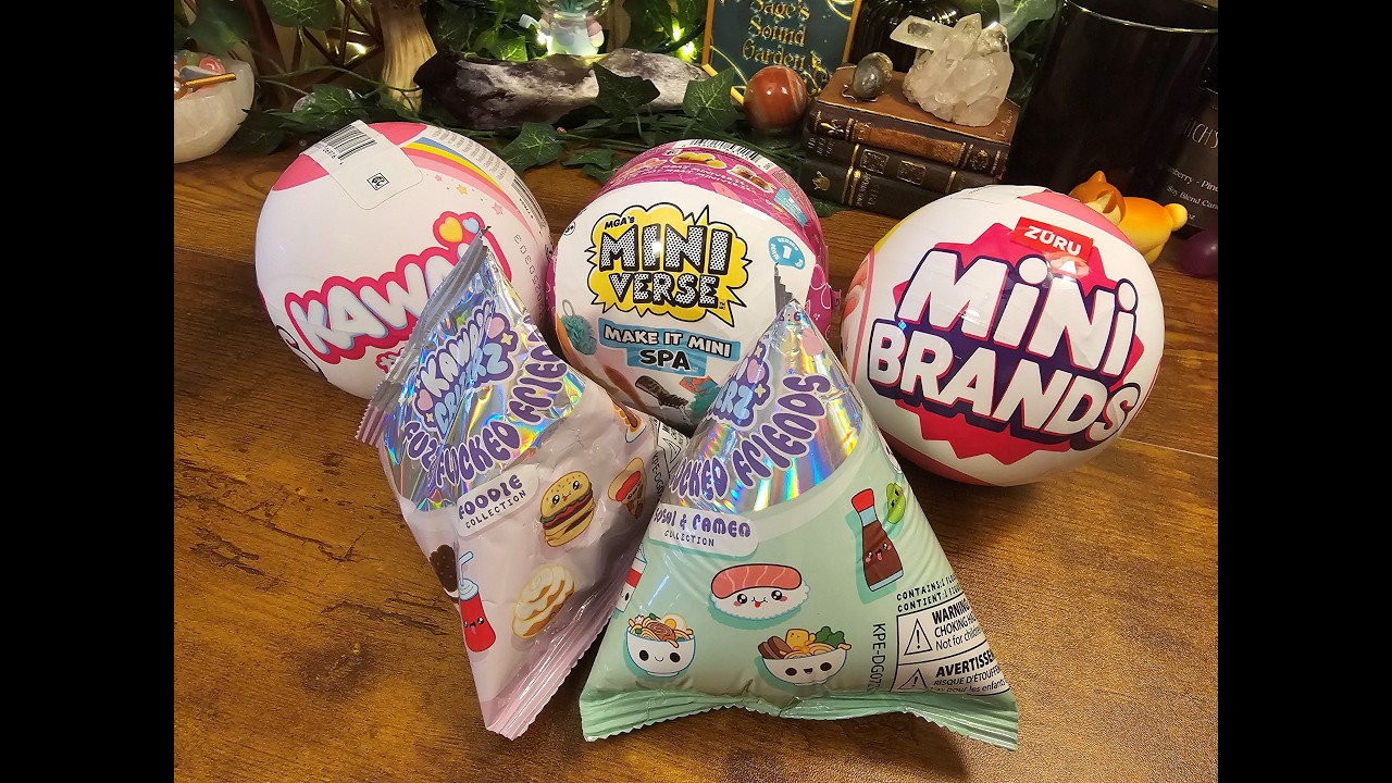 ASMR Blind Box Opening - 50 Subscriber Celebration! #asmr #sleepaid
