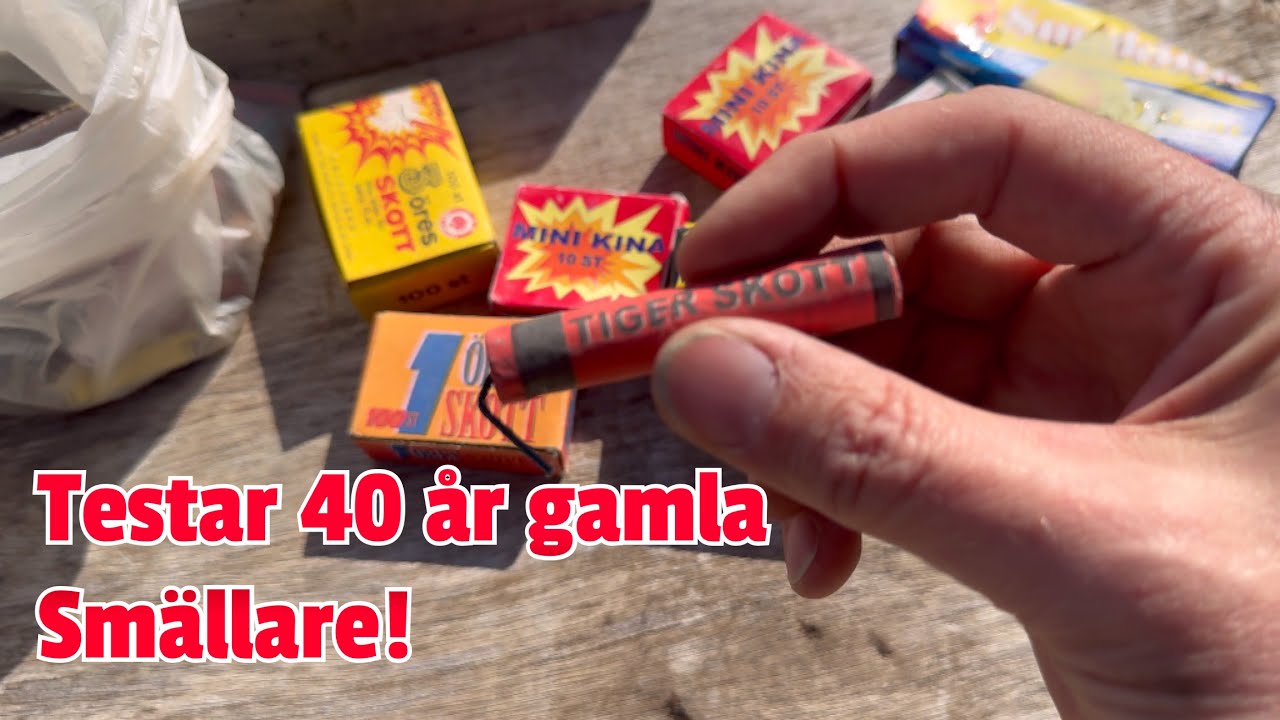 Nostalgi: Testar 40år gamla smällare!
