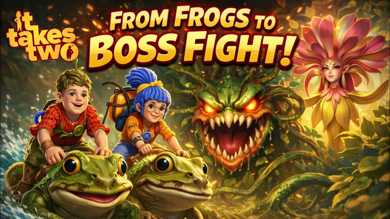 It Takes Two – Frog Pond & Greenhouse Boss Fight! 🐸🔥