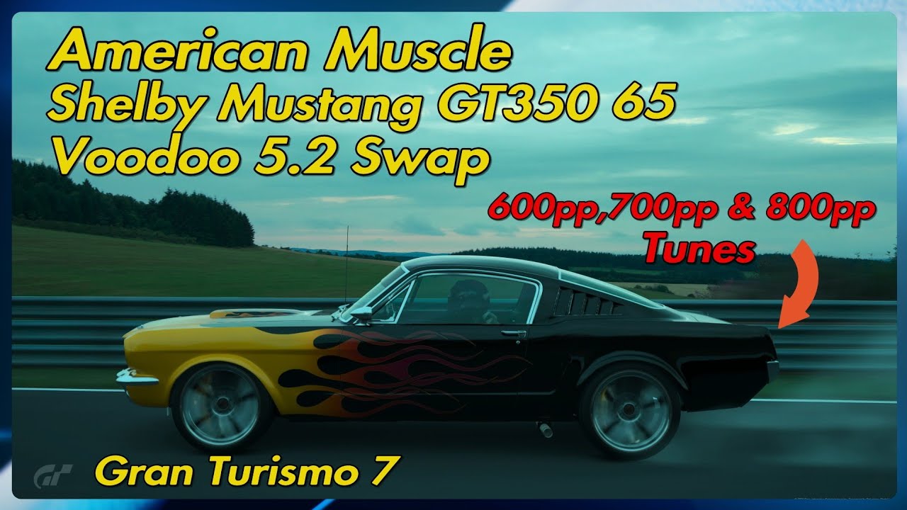 American Muscle Shelby Mustang GT350 '65 Voodoo 5.2 Swap 600pp,700pp & 800pp tuning information