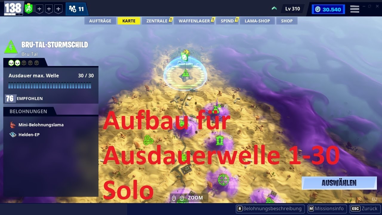 Fortnite   Sturmschild  BRU TAL  f&uuml;r Ausdauer Welle