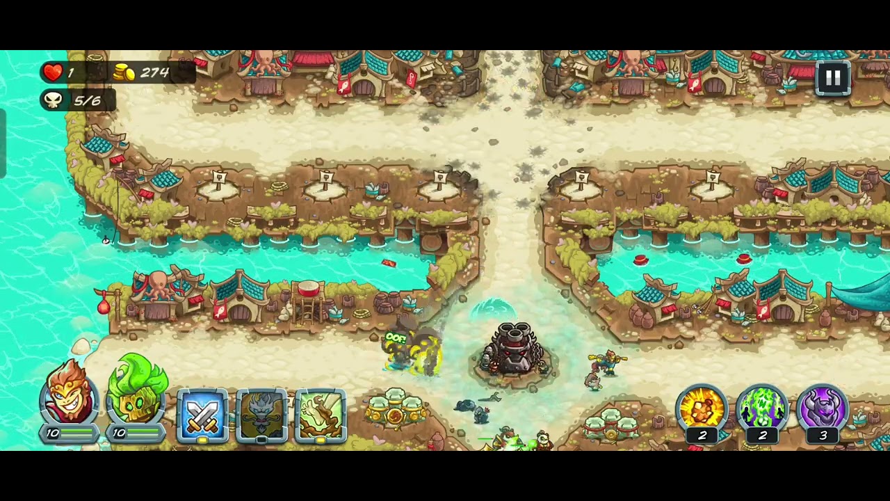 Tempest Island Heroic Challenge Walkthrough (Impossible Difficulty) - Kingdom Rush Alliance