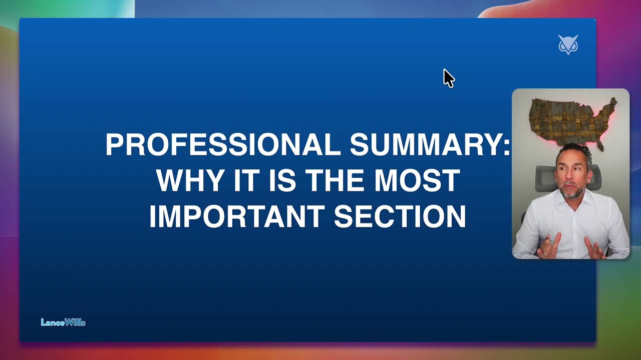 AI Resume Masterclass: #2 Professional Summary — The 6-Second Hook That Gets Interviews