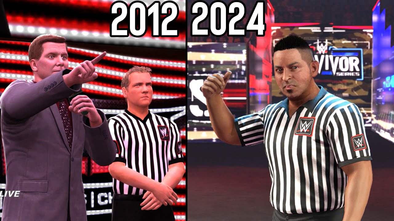 Удалить приглашенного рефери из каждой игры WWE 2K (2012-2024)