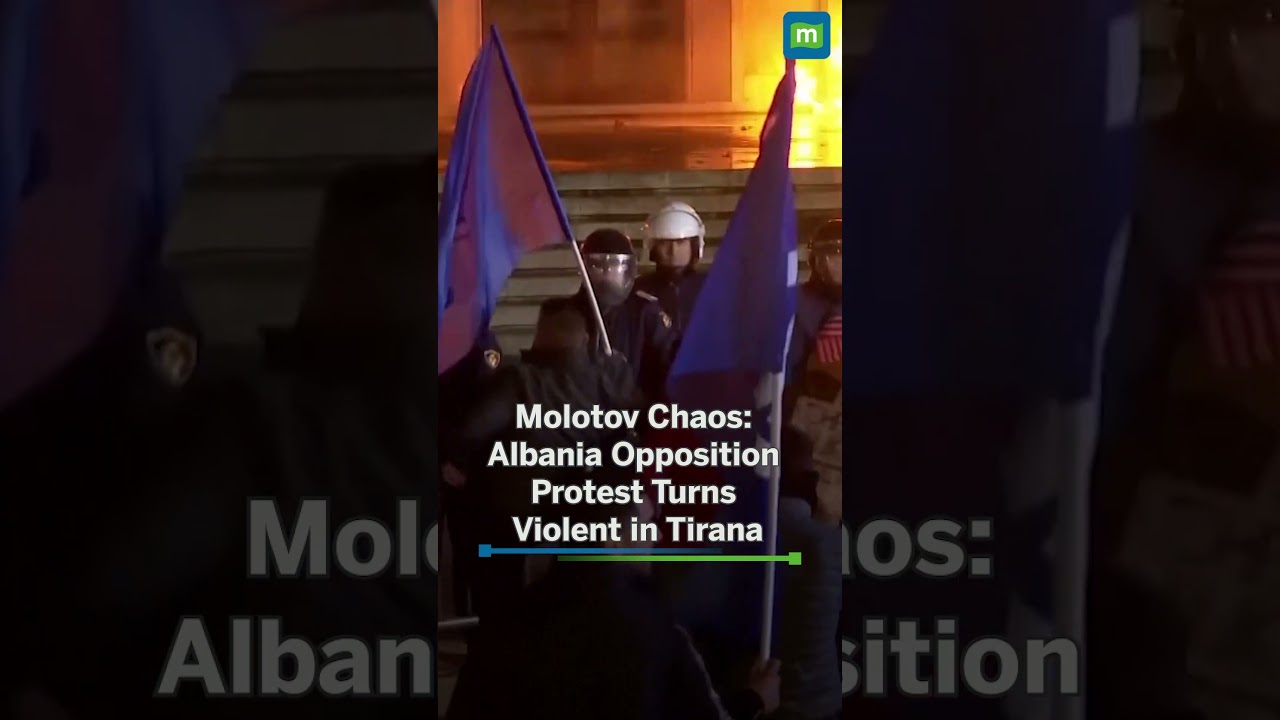 Molotov Chaos: Albania Opposition Protest Turns Violent in Tirana"