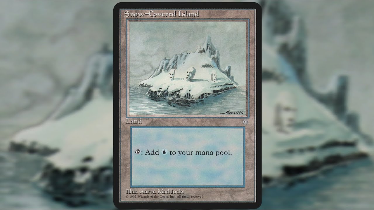 Random Card Talkin' - Snow-Covered Island