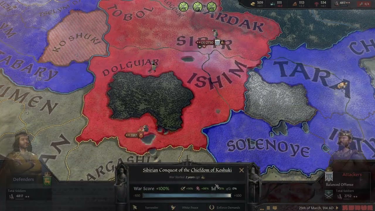 Crusader Kings 3 : The real Siberian Warlord Part 7