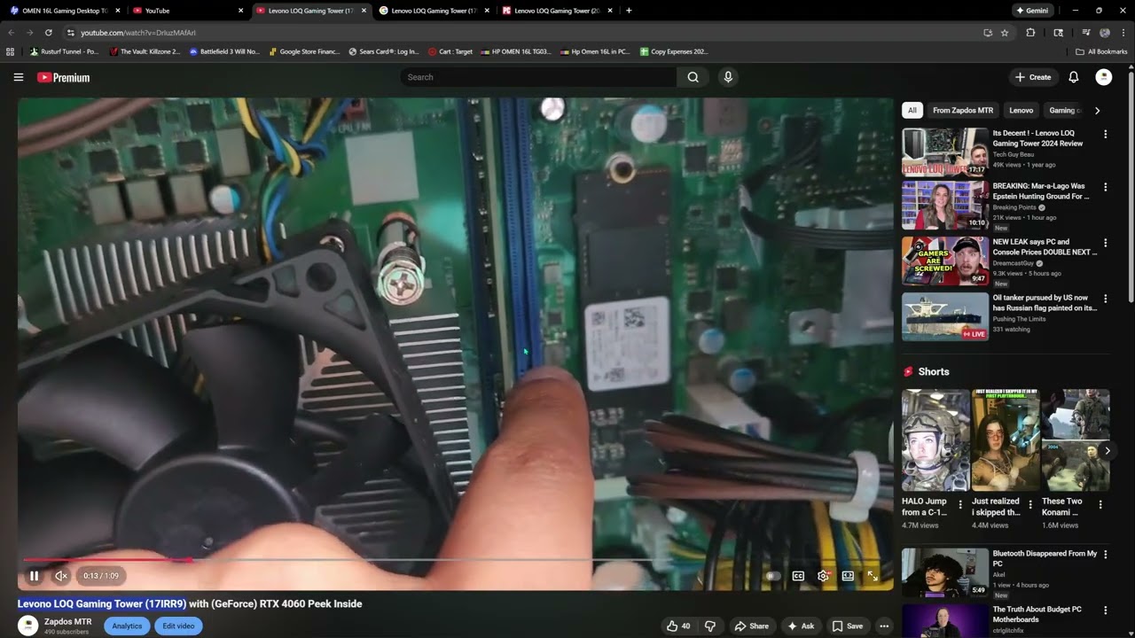 Downgrade to HP Omen 16L AMD Prebuild from Levono LOQ Prebuild
