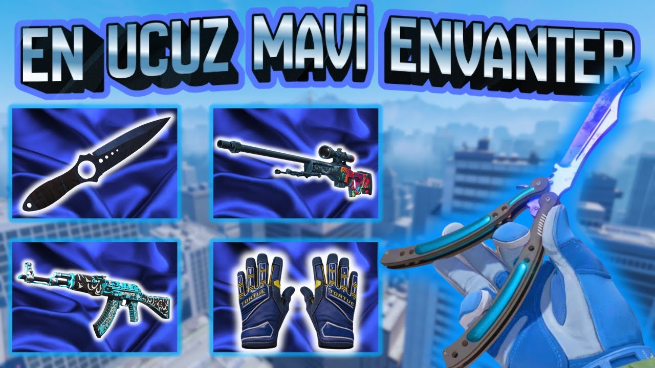 Asgari Ücretle MAVİ CS2 Envanteri Yaptık! 💙