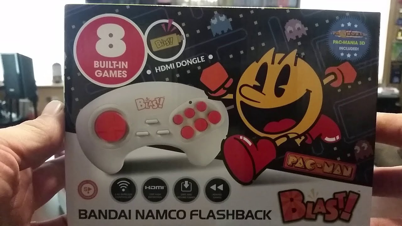 ATGames Bandai Namco Flashback Blast! (версия Pac-Mania) — распаковка и краткий обзор игры.