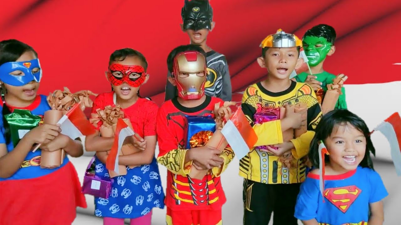 Superhero Lucu dan Little Princess Rara ikutan Lomba | dapat banyak hadiah