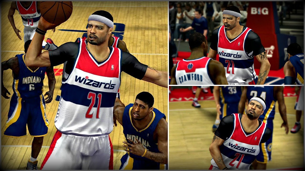 NBA 2K13 MyCAREER Playoffs QFG2 - Jordan Free Throw Line Dunk!