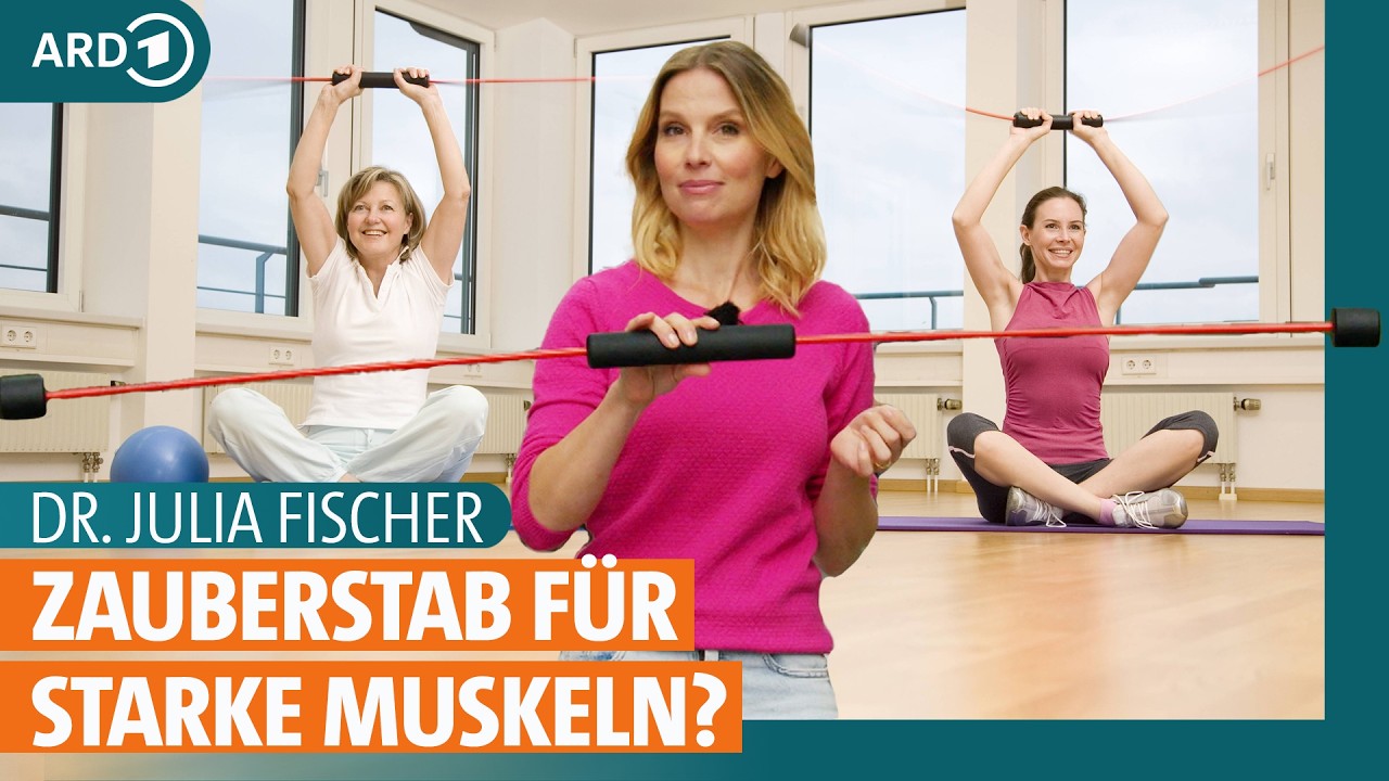 Gut für Muskelaufbau und bei Rückenschmerzen? Flexi Bar im Test | Dr. Julia Fischer | ARD Gesund