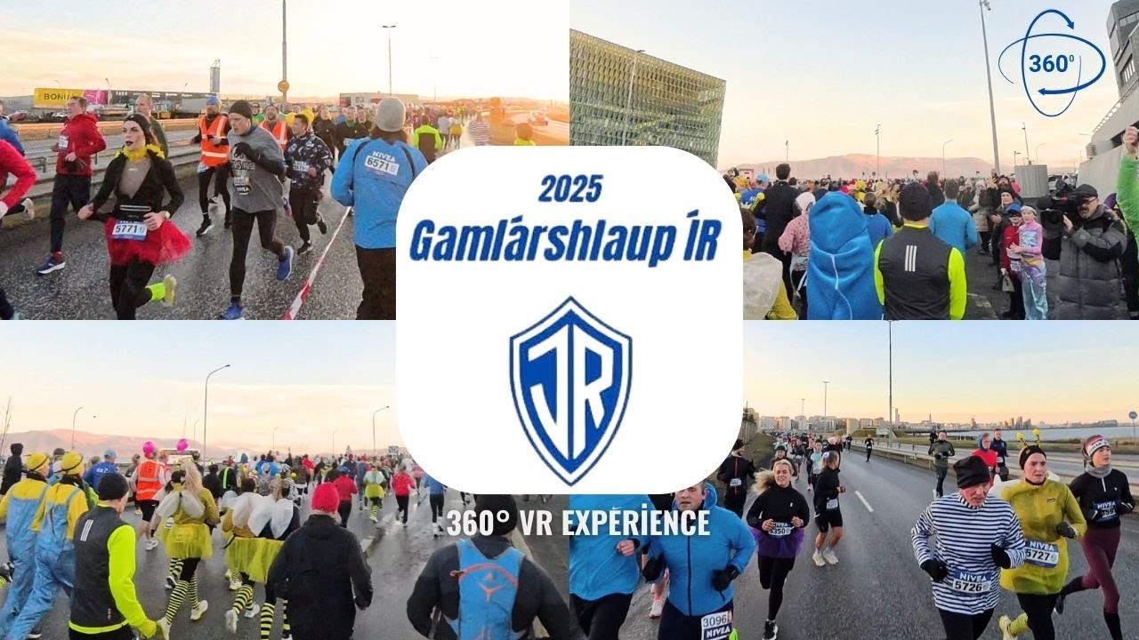 Gamlárshlaup ÍR 2025 – 10 km | 360° Experience