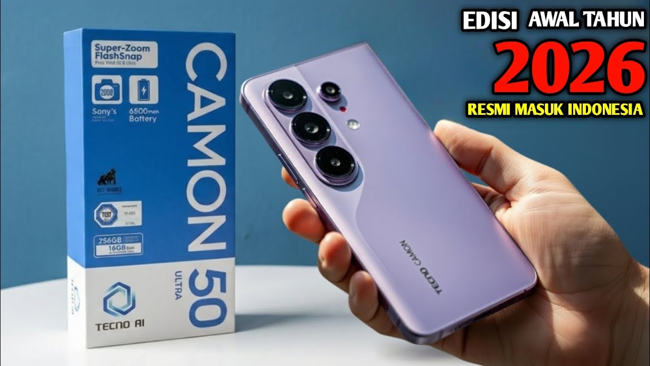 GILLA BARU DI RILIS‼️ HELIO G99, RAM 8GB/256GB, 120Hz, Mulai 1,4Juta - HP TECNO TERBARU 2026