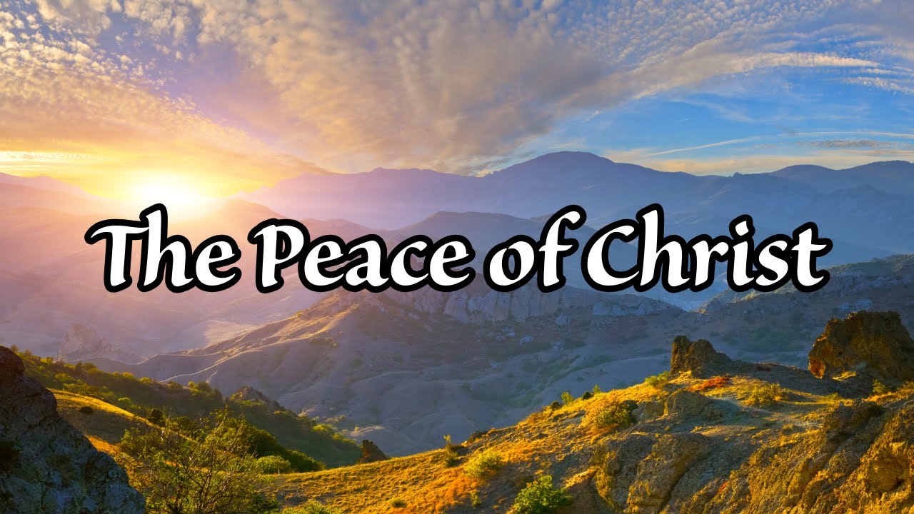 Be inspired to let His peace rule in you today.