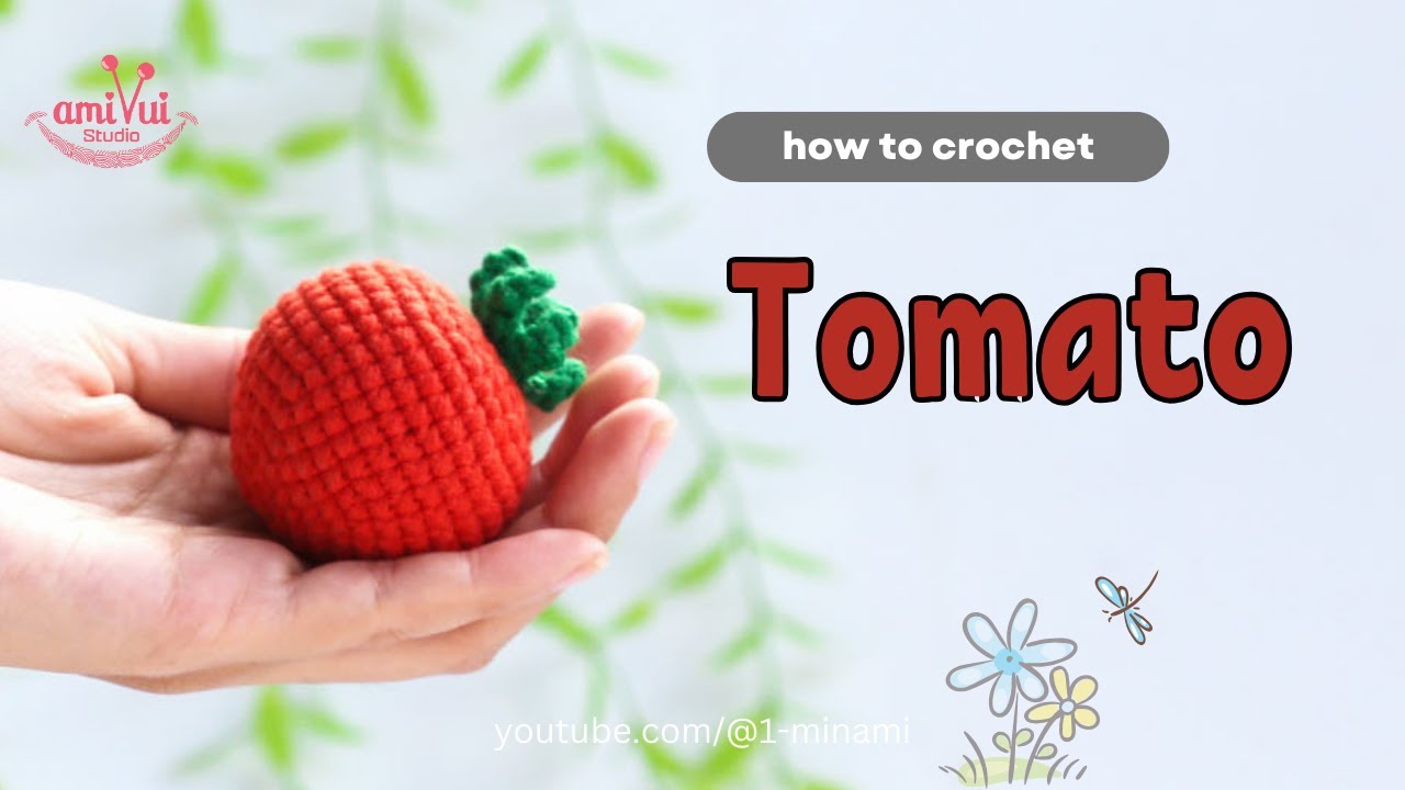 #053 | Tomato Amigurumi | How To Crochet Fruits Amigurumi | @1-minami