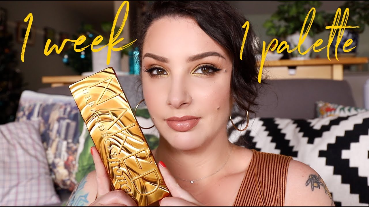 1 week 1 palette review: Urban Decay Naked Honey Palette