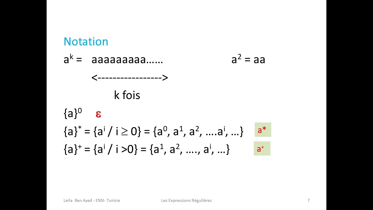 Les Expressions R&eacute;guli&egrave;res