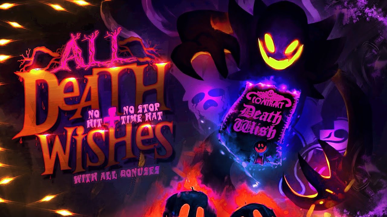 All Death Wish Stamps Damageless [No TimeStop, Full Clears, Pre-nerf EX Bosses] - A Hat in Time