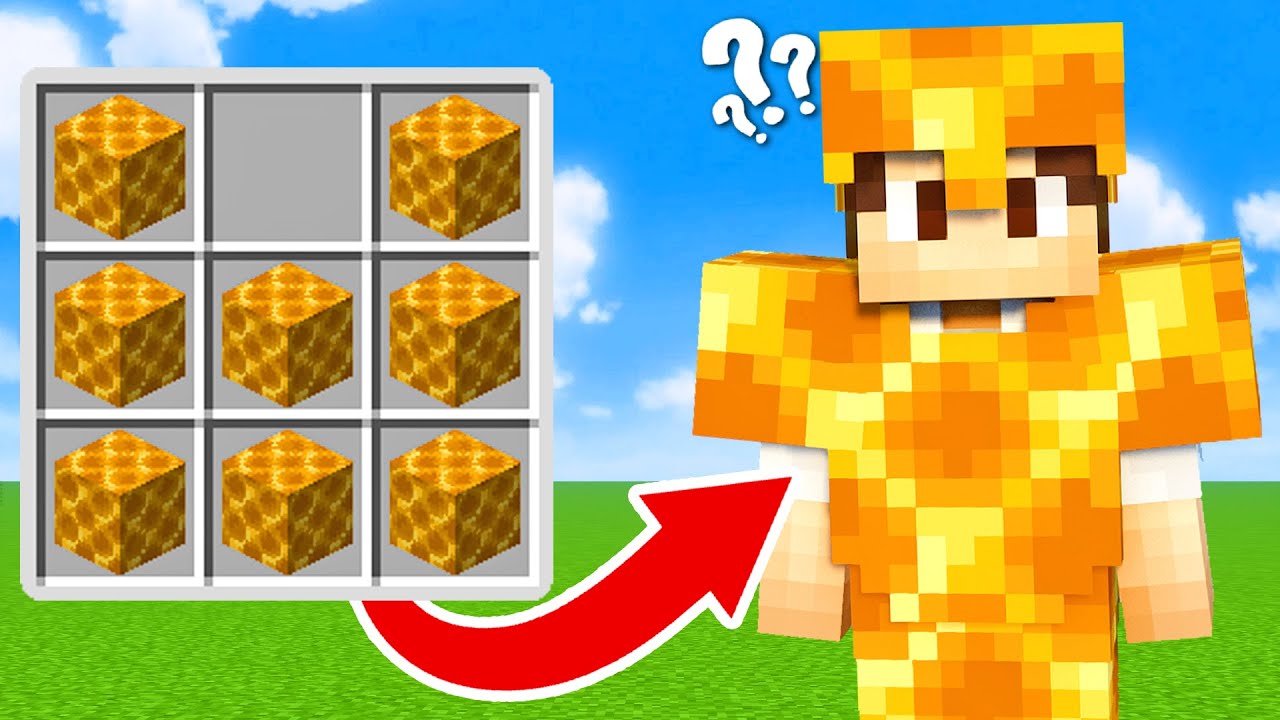 Minecraft, Aber Mit Rüstung Aus Jedem Block