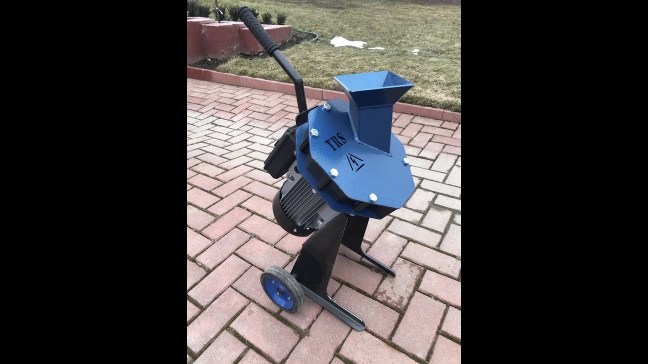 Измельчитель веток Tirex TRS с электродвигателем мощностью 2,2 кВт