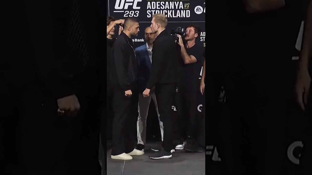 Tyson pedro vs anton turkalj ufc 293 press conference #shorts #ufc #ufc293 #fight #conference #mma