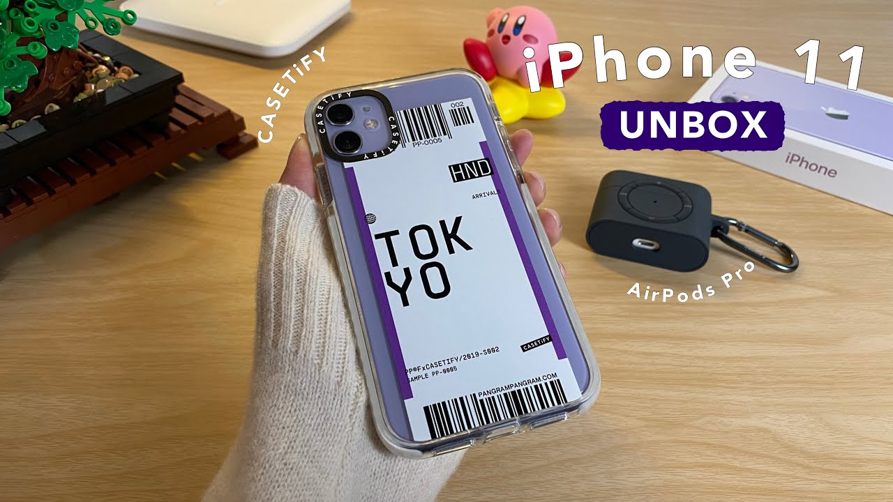 Unboxing iPhone 11 Purple 🍠 + Accessories in 2021 | 📦 แกะกล่อง iPhone 11 สีม่วง 128GB ปี 2021