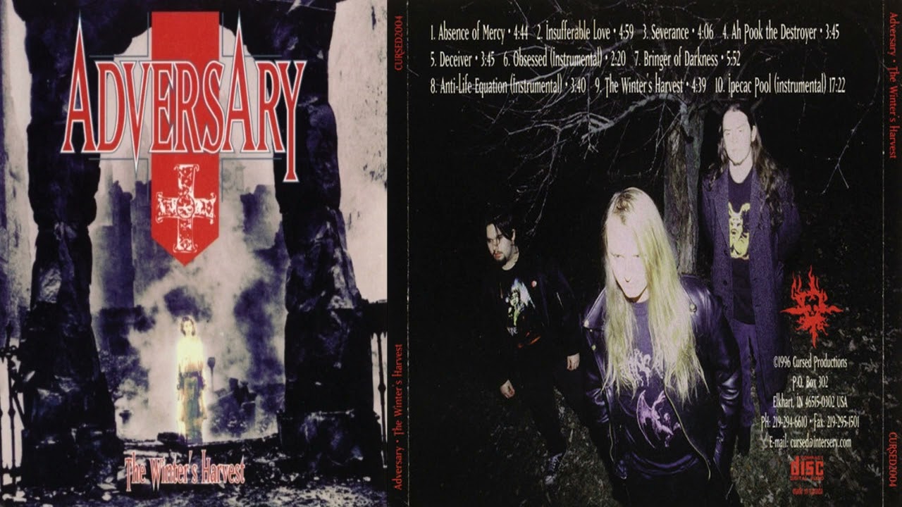 Adversary | US| 1996 | The Winter's Harvest | Full Album | Industrial Death Metal | Rare Metal Album
