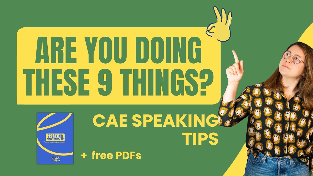 9 Speaking Exam Tips You Won't Find in Textbooks | C1 Advanced & B2 First (FCE & CAE)