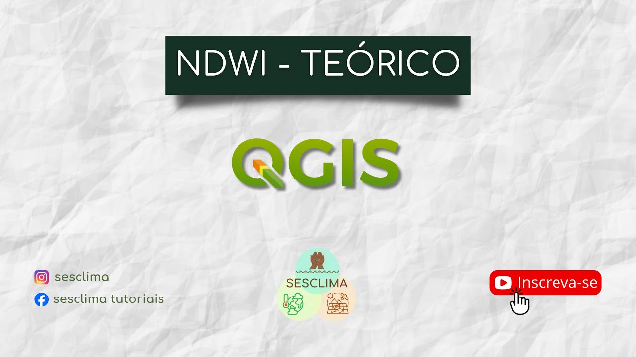 NDWI - TE&Oacute;RICO || Normalized difference water index - Theory