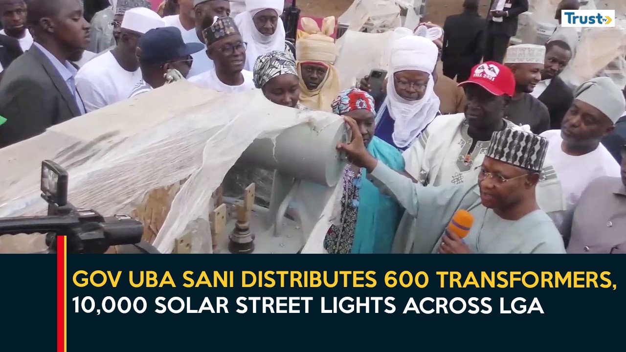 Governor Uba Sani, Distributes 600 Transformers, 10,000 Solar Street Lights across LGA