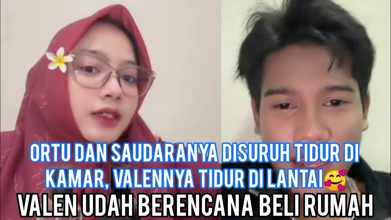 TERHARU VALEN MINTA ORTU, KAKAK & ADIKNYA TIDUR DI KAMARNYA, SEDANGKAN DIA PILIH TIDUR DI LANTAI. 