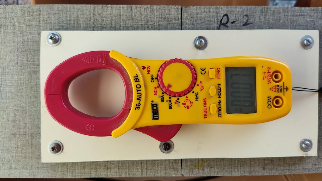 #Meco 36 Auto BL DC Clamp Meter, # Battery change.