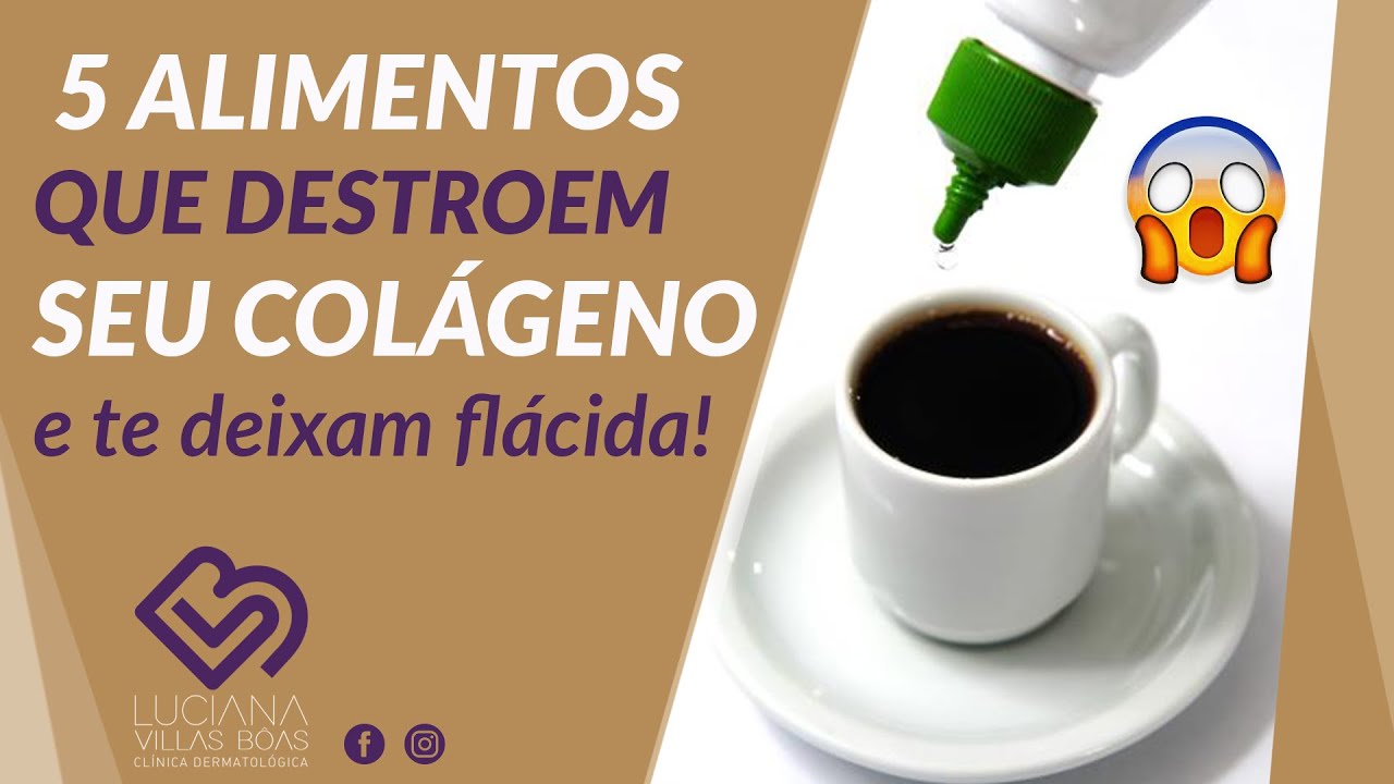 5 alimentos que destroem seu colágeno e deixam sua pele flácida!