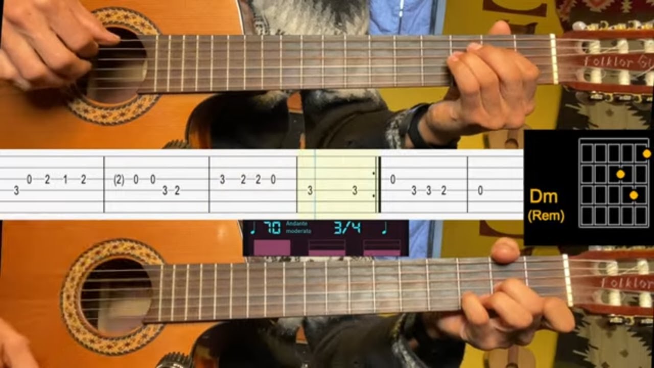 Piedra y Camino - Cover/Tutorial Guitarra