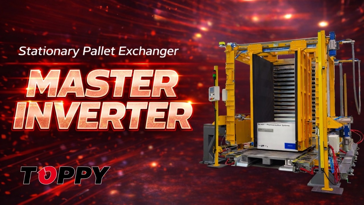 Pallet Changer Machine with Advanced GMP Design and Zero Jamming Risk (Plastic to Wood & Vice Versa)