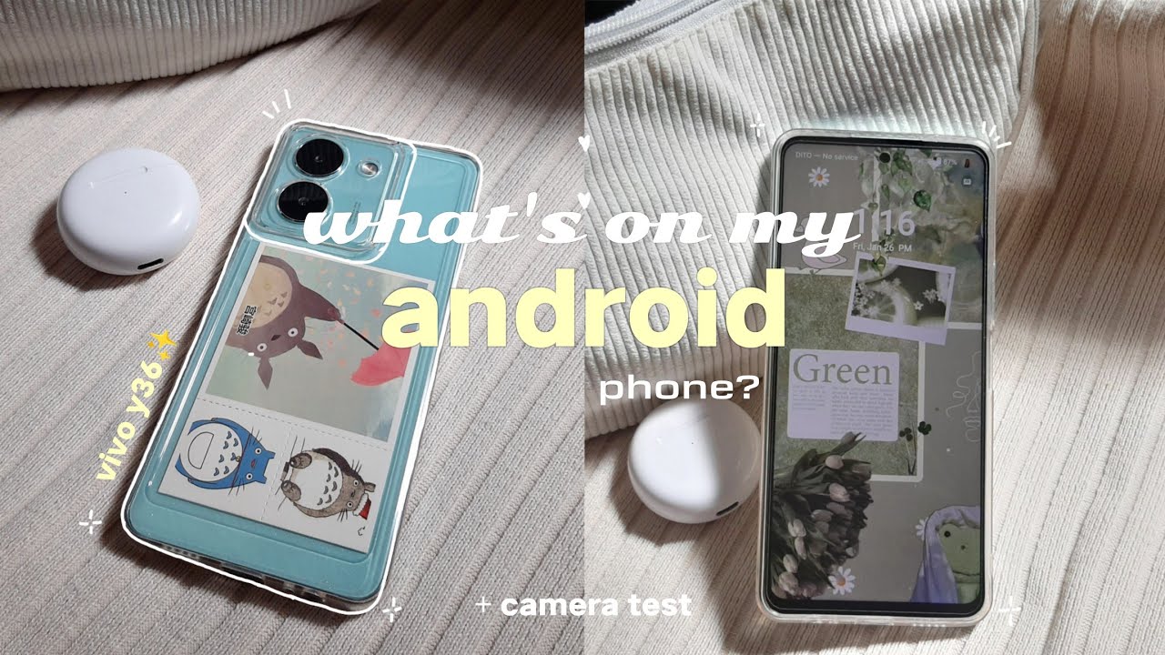 what's on my android phone?🪐|vivo y36✨