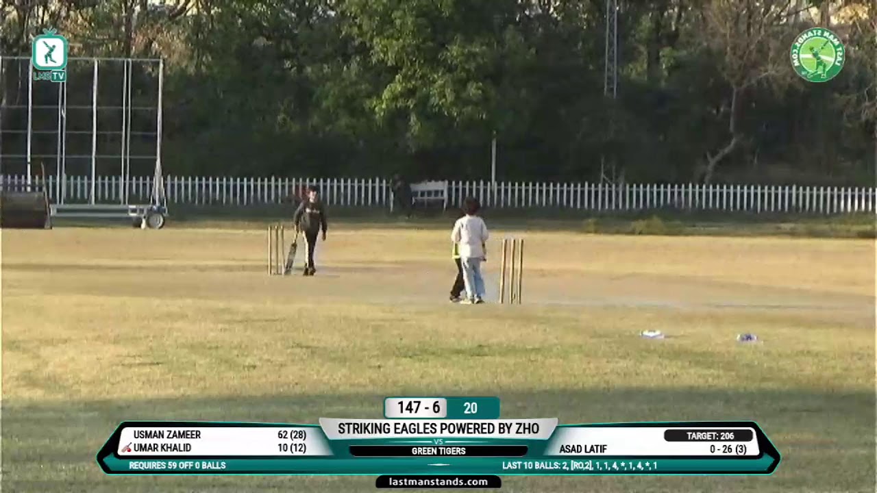 Striking Eagles Powered By Zhomes vs Green Tigers | Islamabad | Pakistan