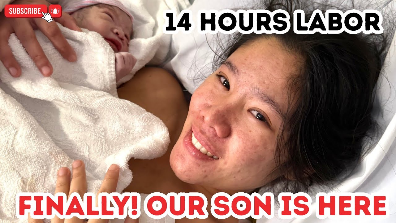 Labor And Painless Natural Birth at 38 Weeks Meet Our Filipino American Son!😍🤰/MariaRose vlog