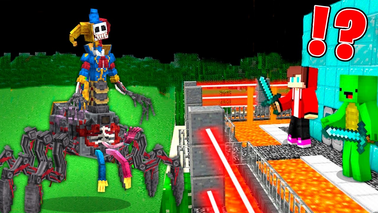 Prototype vs Security House JJ and Mikey in Minecraft - Maizen poppy playtime 5