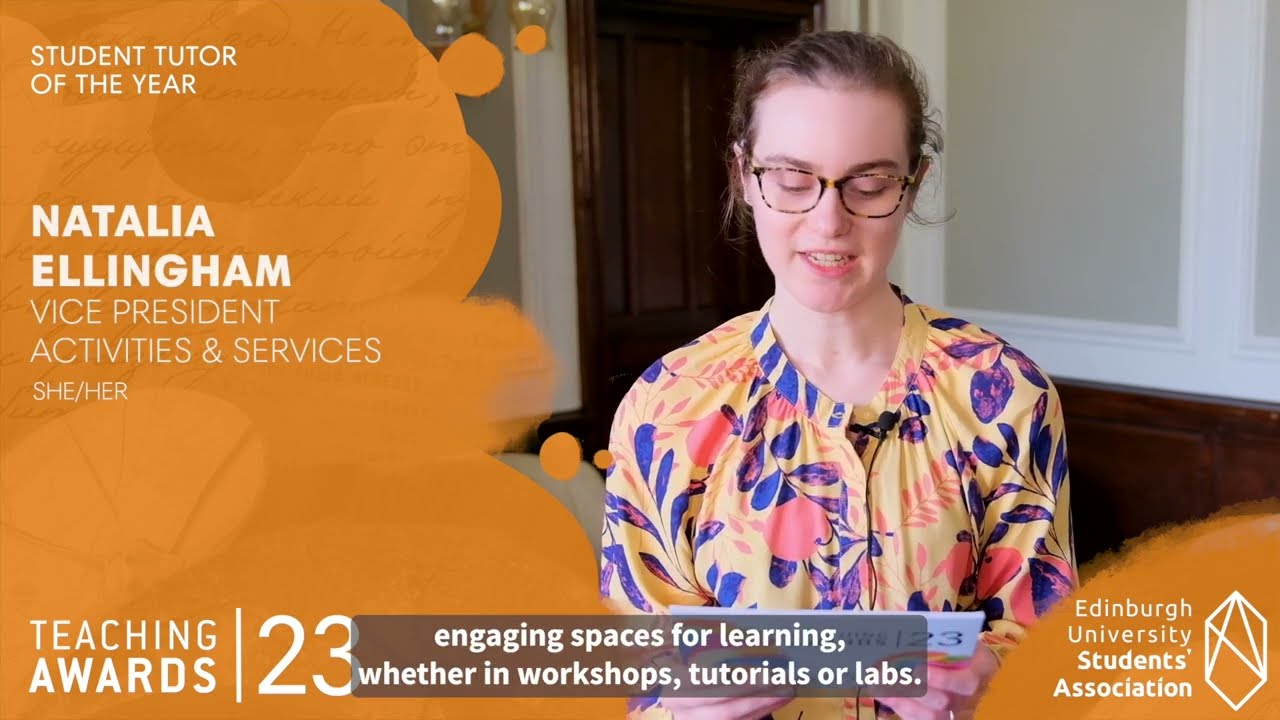 Teaching Awards 2023 | Student Tutor of the Year