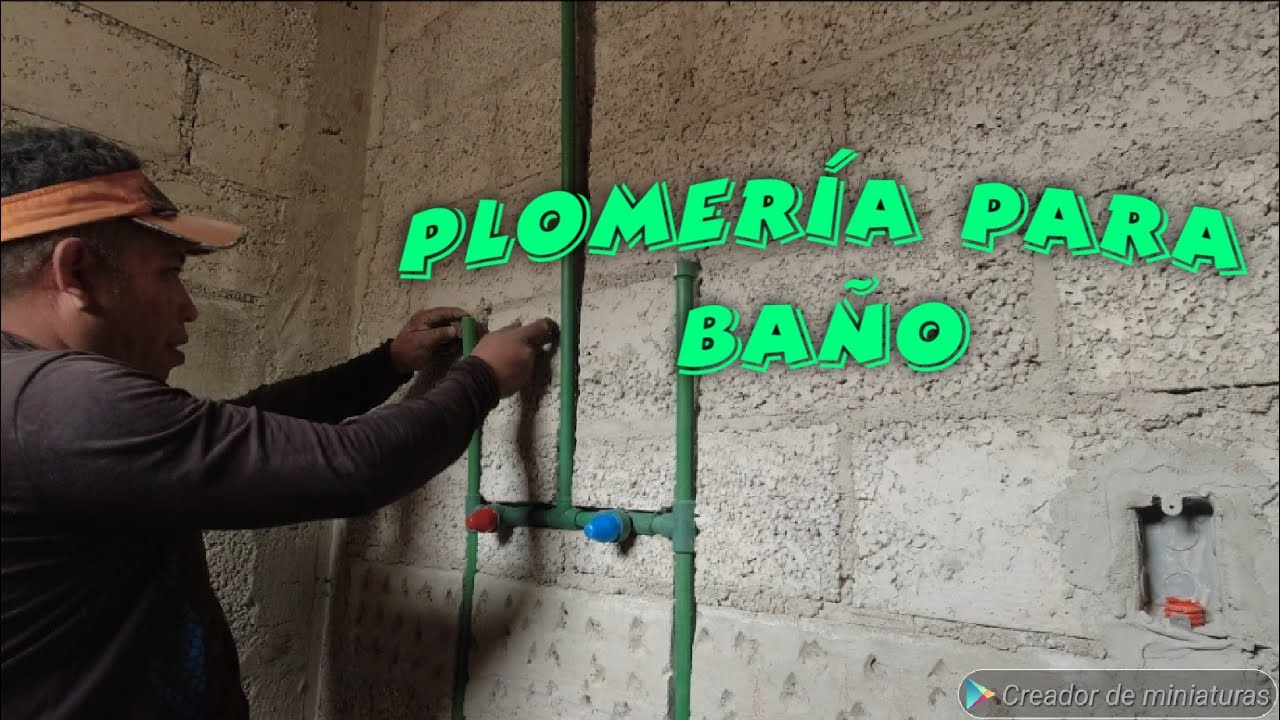 plomería para baño
