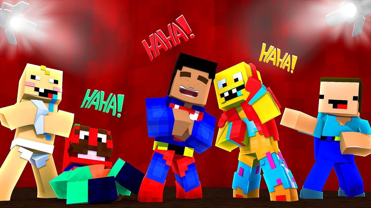 *MINECRAFT CON NOOBS* LOS PEORES CHISTES DEL MUNDO 😅