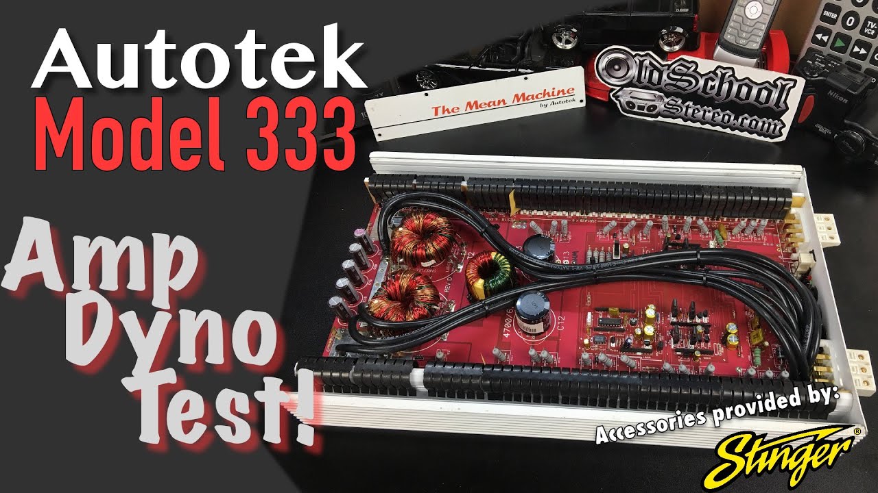 1994 Autotek 333 Mean Machine Amp Dyno Test