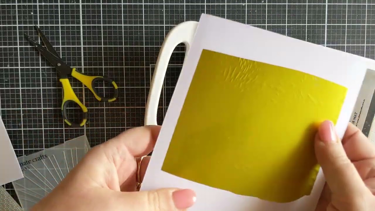 Foiling with Embossing Folders with the Go Press Foil Machine