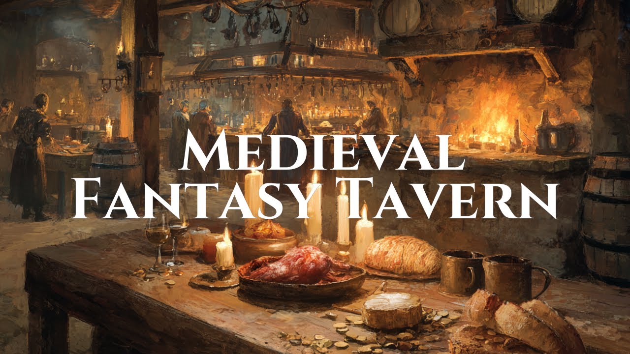 Celtic Medieval Fantasy Tavern Music | 1 hour DnD Ambience | Cozy Medieval Inn