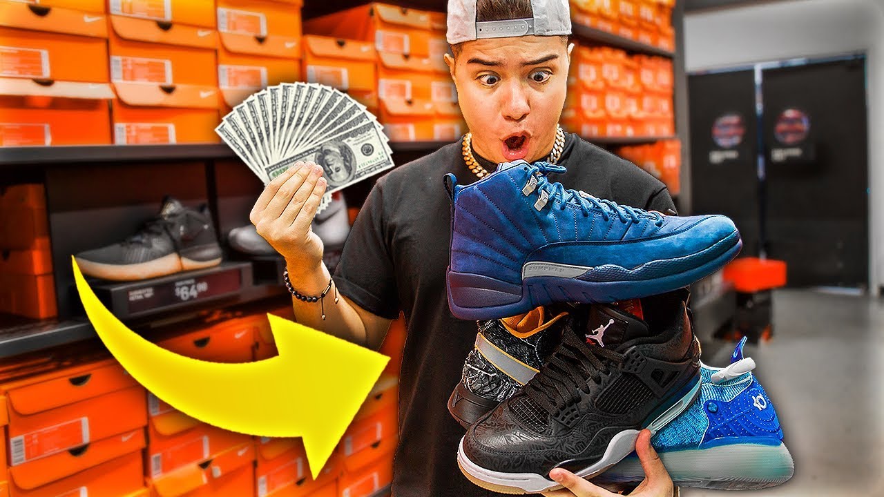 Buying ANY Heat I See At Nike Outlet Challenge!