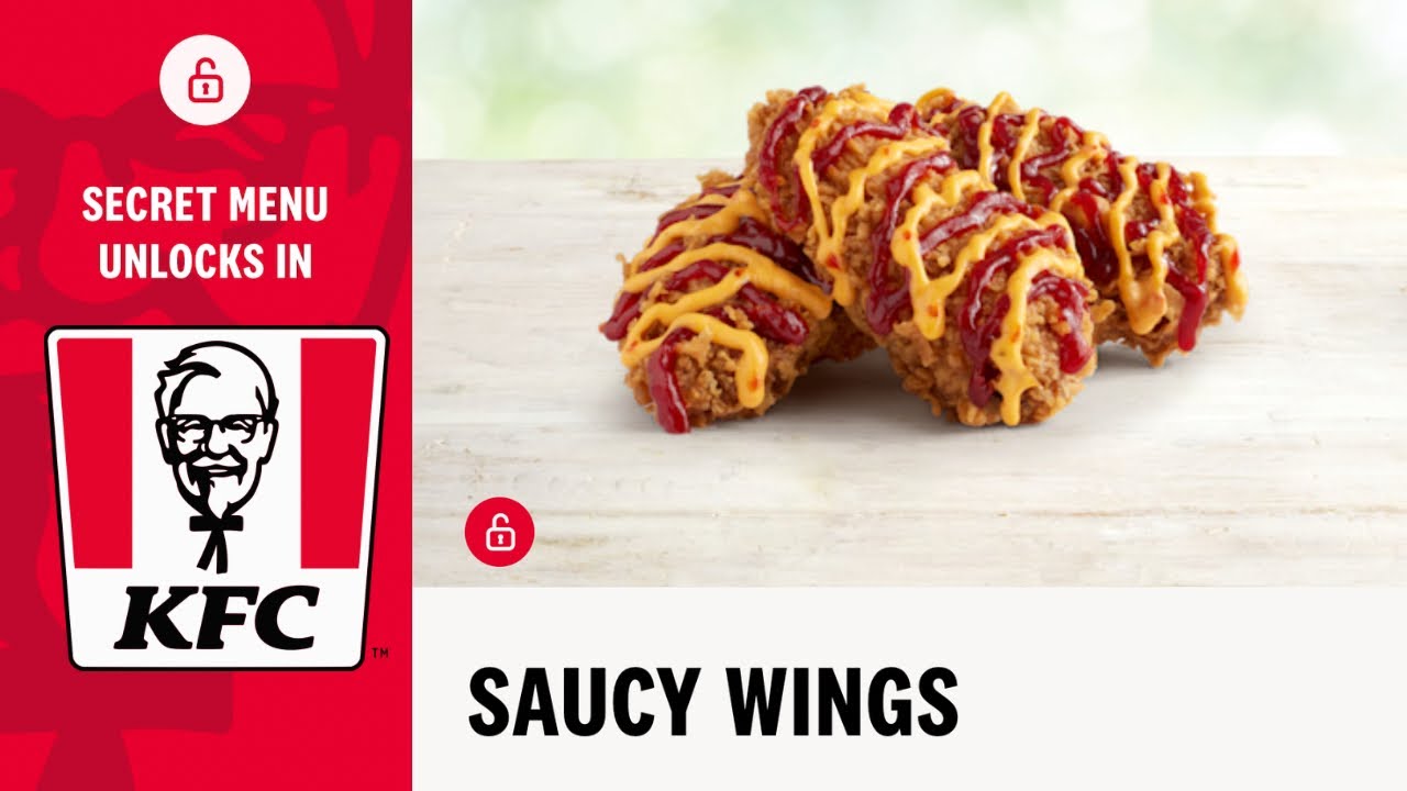 Checkout Basket KFC Stranger Things Saucy Wings Secret Menu Item